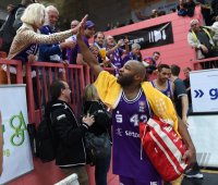 Basketball 1. Bundesliga 14/15 Hauptrunde:  Walter Tigers Tuebingen - BG Goettingen