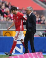 Fussball 1. Bundesliga Saison 2016/2017: FC Bayern Muenchen - Eintracht Frankfurt