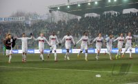 FUSSBALL SERIE A: Jubel nach dem Sieg,  AC Mailand
