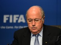 Fussball  International: FIFA Praesident Joseph S. Blatter (Schweiz)