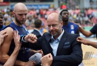 Basketball 1. Bundesliga 15/16 Hauptrunde: Walter Tigers Tuebingen - Crailsheim Merlins