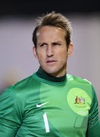 FUSSBALL INTERNATIONAL: Torwart Mark SCHWARZER (Australien)