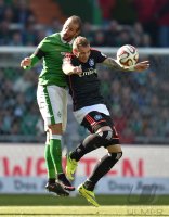 Fussball, 1. Bundesliga  Saison 2014/2015: SV Werder Bremen - Hamburger SV