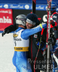 SKI   Weltcup  Super G Herren; JUBEL; Sieger  Cuche und  Defago