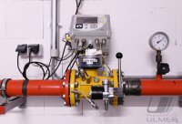 Schmuckbild Energiekrise: Gasleitung, Gasdruckanzeige