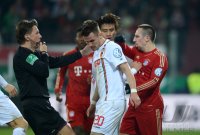 FUSSBALL DFB POKAL  Saison 2012/2013:  FC Augsburg - FC Bayern Muenchen