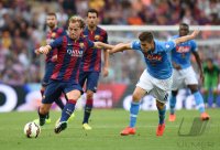 FUSSBALL International 2014/2015:  SSC Neapel - FC Barcelona