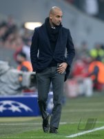 Fussball CHL  Saison 2013/2014: Trainer Pep Guardiola (FC Bayern Muenchen)