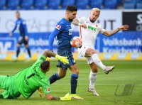Fussball 1. Bundesliga Saison 21/22: TSG 1899 Hoffenheim - FC Augsburg