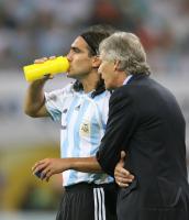 Fussball WM 2006: Achtelfinale Argentinien - Mexiko