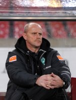 Fussball 1. Bundesliga : Trainer Thomas Schaaf (SV Werder Bremen)