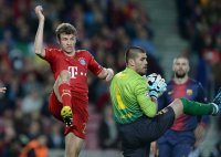 FUSSBALL INTERNATIONAL CHL HALBFINALE 12/13: FC Barcelona - FC Bayern Muenchen
