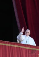 Rom; Papst Franziskus I. spricht den Urbi Et Orbi Segen