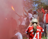 Fussball 1. Bundesliga: Abschluss Training beim FC Bayern Muenchen