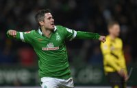 Fussball, 1. Bundesliga  Saison 2014/2015: SV Werder Bremen - Borussia Dortmund