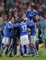 Fussball DFB Pokal 10/11 : JUBEL FC Schalke 04