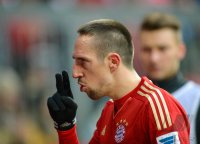 Fussball 1. Bundesliga Saison 12/13: JUBEL Franck Ribery (FC Bayern Muenchen)