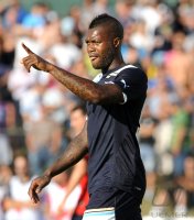 FUSSBALL SERIE A:  Djibril Cisse (Lazio Rom)