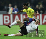 Fussball Testspiel Deuschland - Brasilien