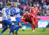 Fussball  1.Bundesliga   Saison 17/18: FC Bayern Muenchen -  Hertha BSC Berlin