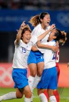 FUSSBALL  Olympia 2008   Viertelfinale  Frauen   China - Japan