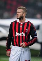 FUSSBALL  International CHL 09/10 : BECKHAM (AC Mailand)