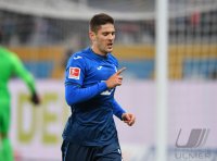 Fussball 1. Bundesliga Saison 21/22: TSG 1899 Hoffenheim - Hertha BSC Berlin