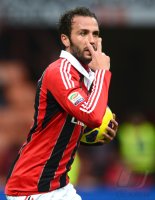 FUSSBALL SERIE A:  Jubel Giampaolo Pazzini (AC Mailand)