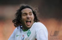 Fussball 1. Bundesliga  Saison 2010/2011:  Claudio Pizarro (SV Werder Bremen)