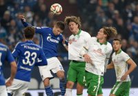 Fussball, 1. Bundesliga  Saison 2014/2015: FC Schalke 04 - SV Werder Bremen