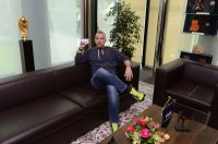 FIFA Praesident Joseph S. Blatter (Schweiz) trifft Eros Ramazzotti&Atilde;(Italien)