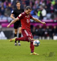 Fussball 1. Bundesliga Saison 21/22: FC Bayern Muenchen -  TSG 1899 Hoffenheim