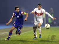 Fussball Nationalmannschaft : Kroatien - Tuerkei