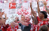 Fussball 1. Bundesliga Saison 17/18: Meister FC Bayern Muenchen