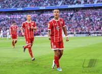 Fussball 1. Bundesliga Saison 17/18: FC Bayern Muenchen - SC Freiburg
