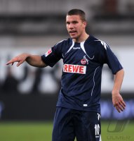 Fussball 1. Bundesliga : Lukas Podolski (1. FC Koeln)