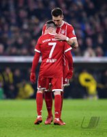 Fussball DFB Pokal Achtelfinale 17/18: FC Bayern Muenchen - Borussia Dortmund