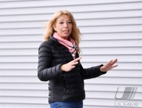 Uebergabe Corona-Schnelltests:  DRK-Kreisvorsitzende /  Aerztin Dr. Lisa Federle