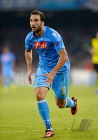 FUSSBALL  CHL  Saison 2013/2014: Gonzalo Higuain (SSC Neapel)