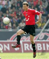 Fussball, 1. Bundesliga: Hannover, BRUGGINK Einzelaktion