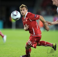 Fussball U21-EURO 2011 Halbfinale:  Xherdan Shaqiri (Schweiz)
