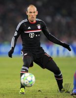 Fussball CHL  Saison 2011/2012: Arjen Robben (FC Bayern Muenchen)
