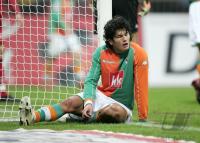 Fussball 1. Bundesliga: Bremen - Kaiserslautern, VALDEZ enttaeuscht