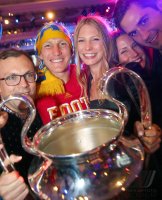 Fussball Champions League Finale 2013: Bankett des FC Bayern Muenchen nach dem Gewinn des Champions League Finales 2013