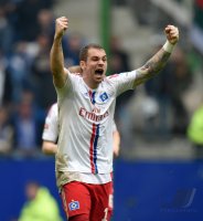 Fussball, 1. Bundesliga  Saison 2014/2015: Hamburger SV - FC Augsburg