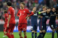 Fussball CHL 15/16 Halbfinale: FC Bayern Muenchen - Atletico Madrid