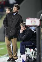 Fussball 1. Bundesliga:  Bayer Leverkusen - VFL Wolfsburg, enttaeuscht.