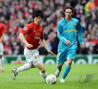 Fussball CHL  Halbfinale:   Manchester United  - FC Barcelona