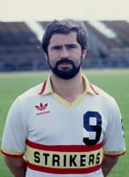 Fussball Gerd Mueller (Fort Lauderdale) bei seiner Vorstellung