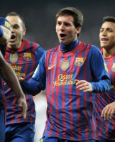 FUSSBALL International  COPA DEL REY  11/12: Lionel Messi (Barca)